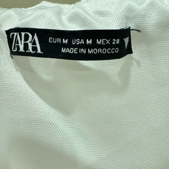 Zara White off shoulder dress - Picture 3 of 3